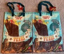 Trader Joe's The States Reusable Grocery Shopping Bags New With Tags You Pick
