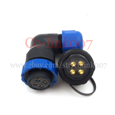 4pin Waterproof Connector,SD2 IP67 Industrial Electrical Auto Circuit Power Plug
