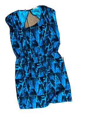 anthropologie blue and white maxi dress Agua Bendita for Anthropologie