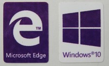 Compatible with Windows10 Microsoft Edge Sticker Logo for PC - Deep Blue