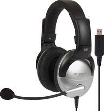 Koss Sb45 Usb Headphones Over Ear With Microphone For Pc Communication