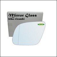 Glas RüCkspiegel Verchromt AsphäRisch Seite Sx-Guidatore FüR Audi A4 I (8D)