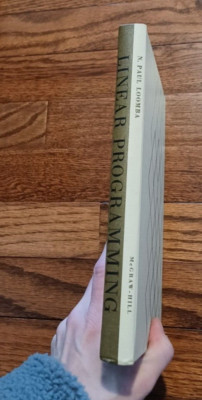 OLD VTG 1964 BOOK ''LINEAR PROGRAMMING'' BY N. PAUL LOOMBA, McGRAW-HILL, VG COND