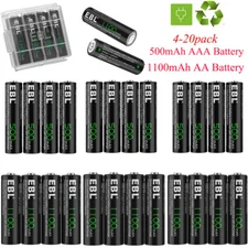 Lot 1.2v AA AAA Rechargeable Batteries Ni-MHBattery for Garden Solar Ni-MH Light