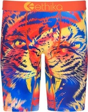 Ethika the Staple ILL TIGER Firey Orange Yellow Royal Blue Boxers Mn's NIP