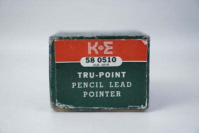 Vtg K&E Keuffel & Esser Green Tru-Point Lead Pointer Sharpener 58-0510 3516 1099