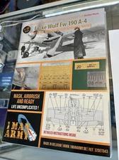 1/32 1ManArmy #DET043 Fw190A-4 Airbrush Masks For ZM Kit