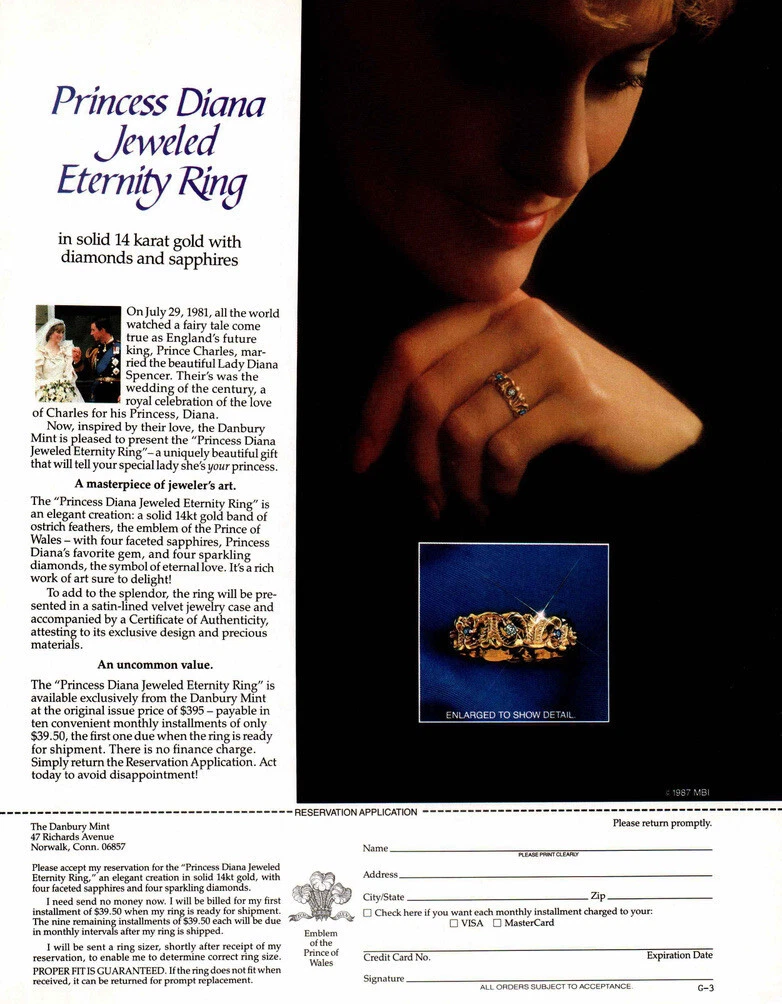 Princess diana eternity ring sale