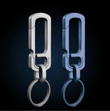 Titanium TC4 CNC Keychain Backpack Hanging Buckle Outdoor Key Carabiner EDC Tool