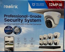 Reolink Pro Series 4K+ 16-Channel 4TB 8 12MP Cam Wired Security Camera System