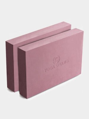 Yoga Block Pilates fester Schaumstoff Schaumstein Fitness Gym Übung - Doppelpack