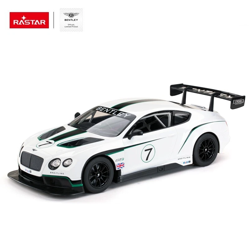 Rastar 70600 1:14 Scale RC Bentley Continental GT3 Kids Toy Car wit Remote White - Image 3 of 4