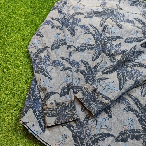 Camicia PME Legend uomo manica media lunga stampa palme floreale casual colletto - Foto 7 di 15