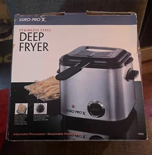 Euro Pro Electric Deep Fryer Large Capacity Model F1042 Ninja Fried Chef  NIB