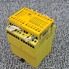 Pilz 774605 / PNOZ X9  P 100-120VAC 24VDC 7N/O 2N/C 2SO Safety Relay Module Unit