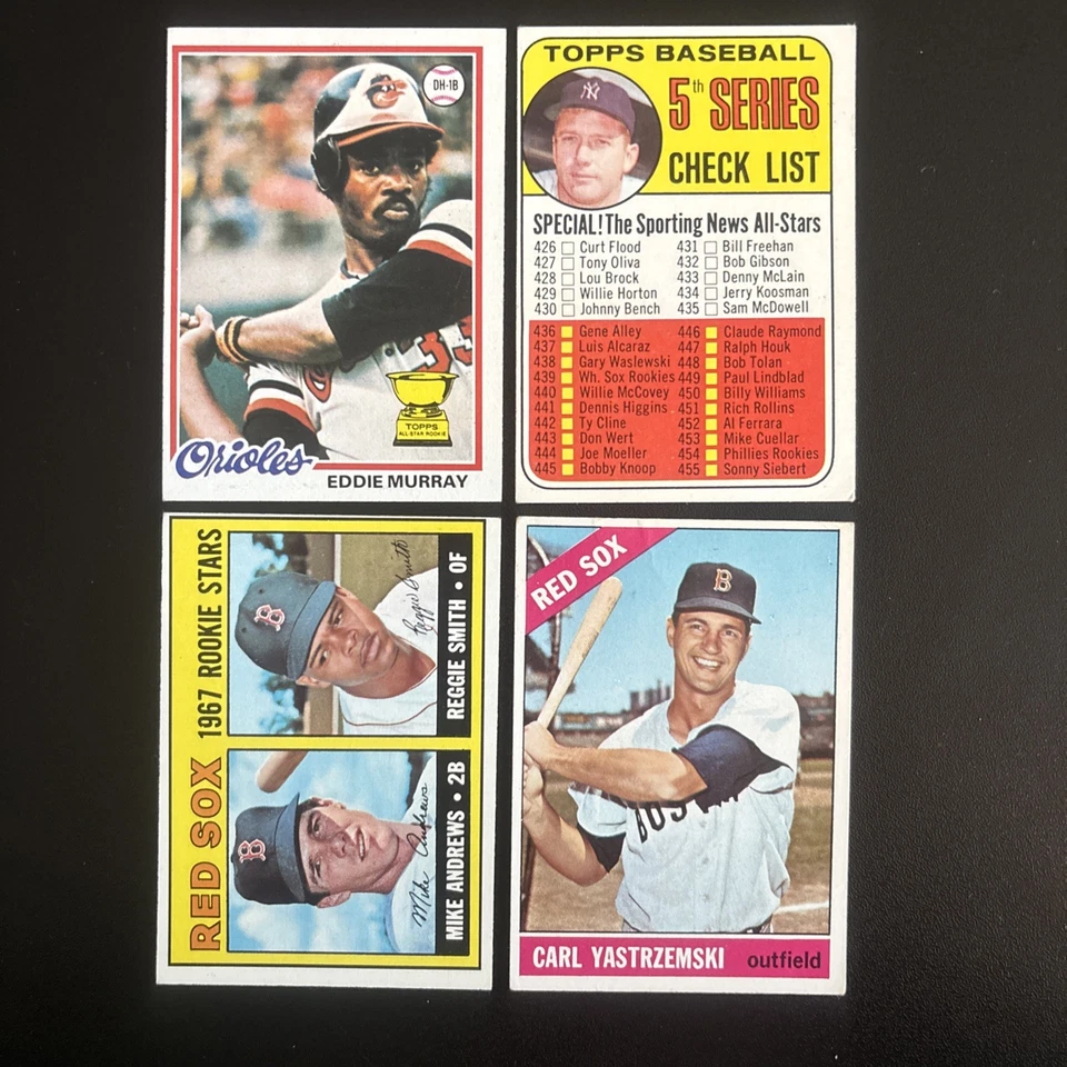 Vintage Topps Hof Rookie Lot (25) Cepeda Eckersley Rc Mays Mantle Aaron Rose Yaz - Image 4 of 4