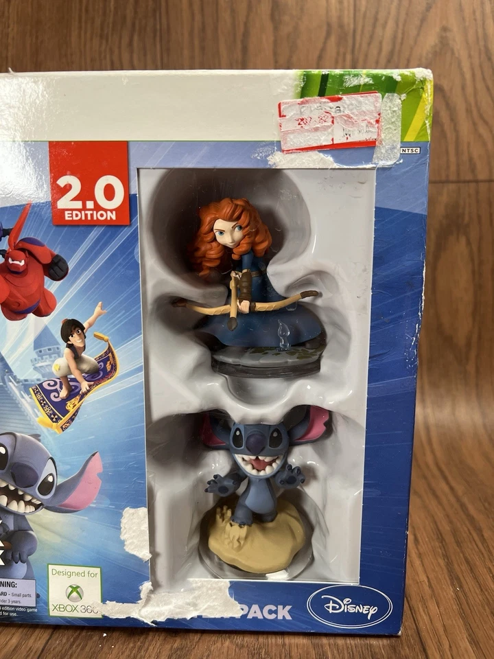Disney Infinity Toy Box Starter Pack 2.0 Xbox 360 New Sealed Stitch Merida Brave - Image 3 of 4