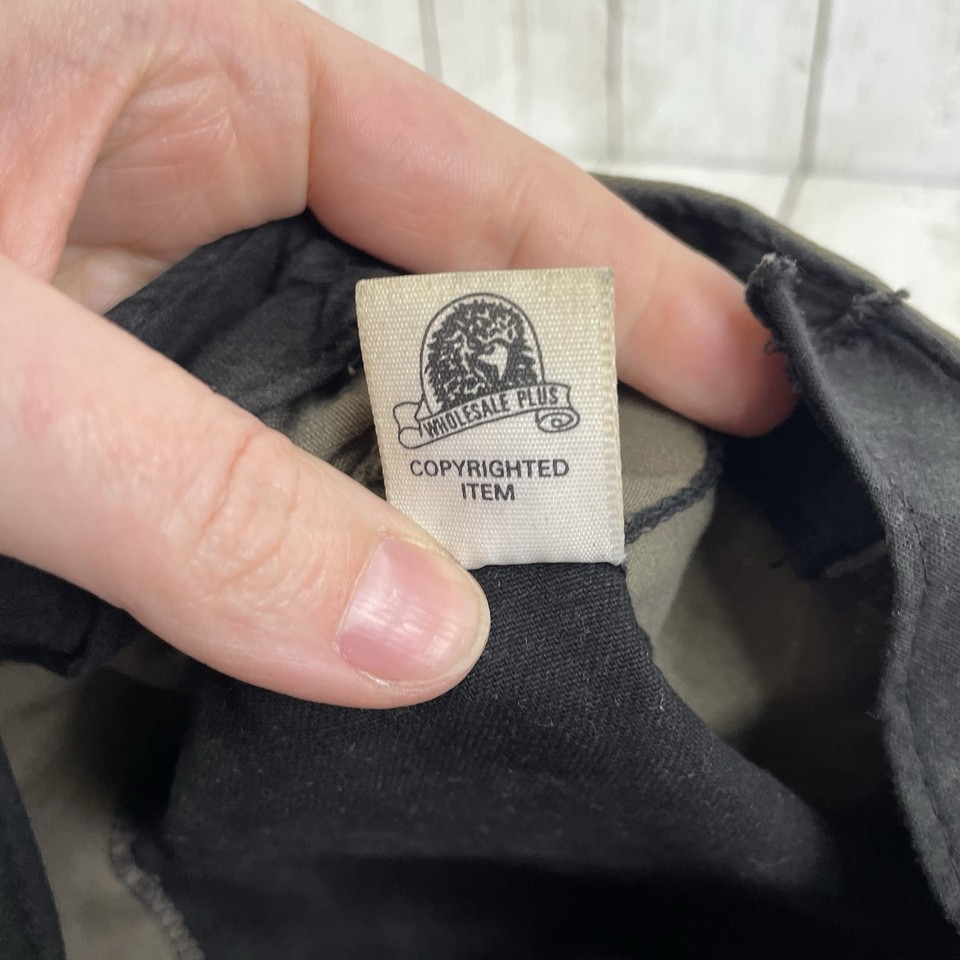 Vintage Harley Davidson Painters Hat Cap Olive Green Black Made In USA ...