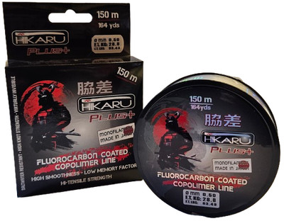 Lineaeffe HIKARU PLUS+ Fluorocarbon Schnur 150m beschichtete Angelschnur