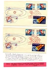 Soviet Union First Day covers Space Tandem Orbit Nikolaev+Popovici 1962-3 covers