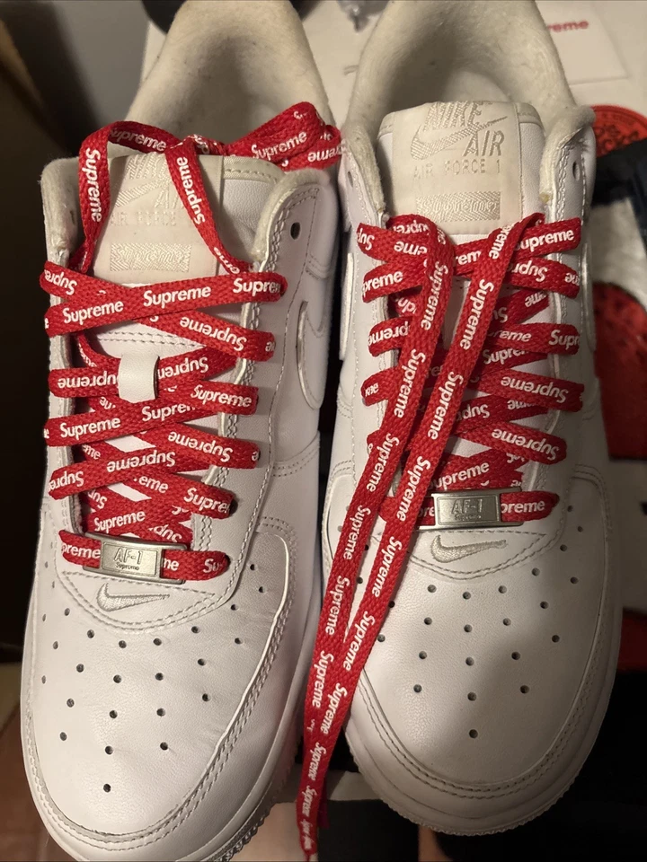 Nike Air Force 1 Supreme Blanco Foto 2 de 4