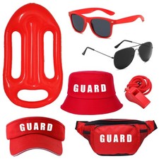 MEDOJO Guard Costume for Women - Fanny Pack and Emergency Adjustable, Red