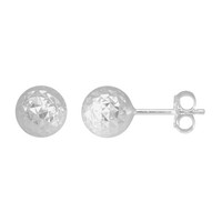 Cavill Silberohrringe Damen 925 Sterling Silber Rhodiniert Kugel 19Mm
