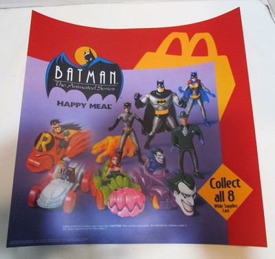 McDONALD'S 1993 BATMAN THE ANIMATED SERIES TRANSLITE STORE DISPLAY SIGN TAS 