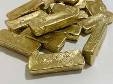 1000 Grams Scrap Gold Bar For Gold Recovery Melted Different Computer Coins Pins