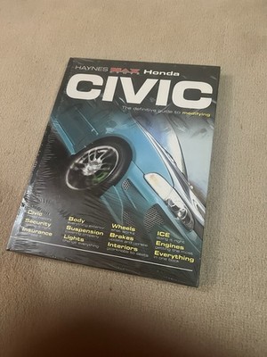 Max Power Honda Civic neu & versiegelt Haynes Handbuch Anleitung zum Modifizieren von Nostalgie