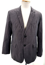 Vintage 90s Y2K Hugo Boss Brown Cotton Blend Check Plaid Blazer Sport Coat Sz 42