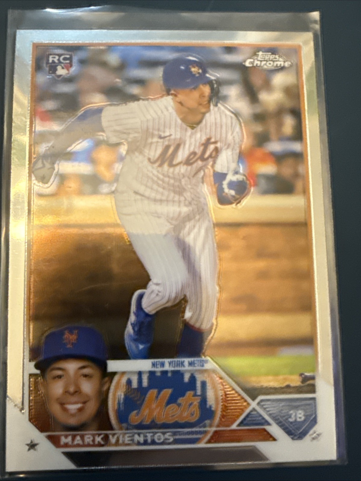2023 Topps Chrome - Mark Vientos #8 (RC) New York Mets