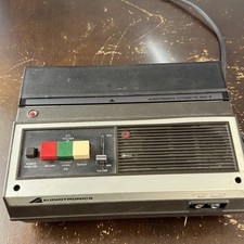 Vintage Audiotronics Tutorette Magnetic Card Reader Classroom Teaching Aid