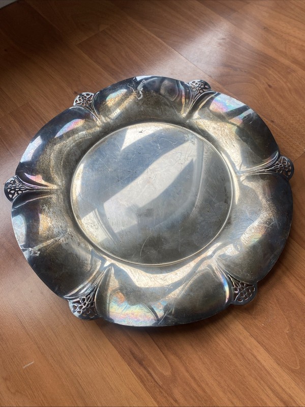 WM Rogers Silverplated Platter 11" diameter # 421