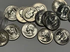 1953 S BU WASHINGTON QUARTER ROLL / 40 COINS - SHARP ROLL