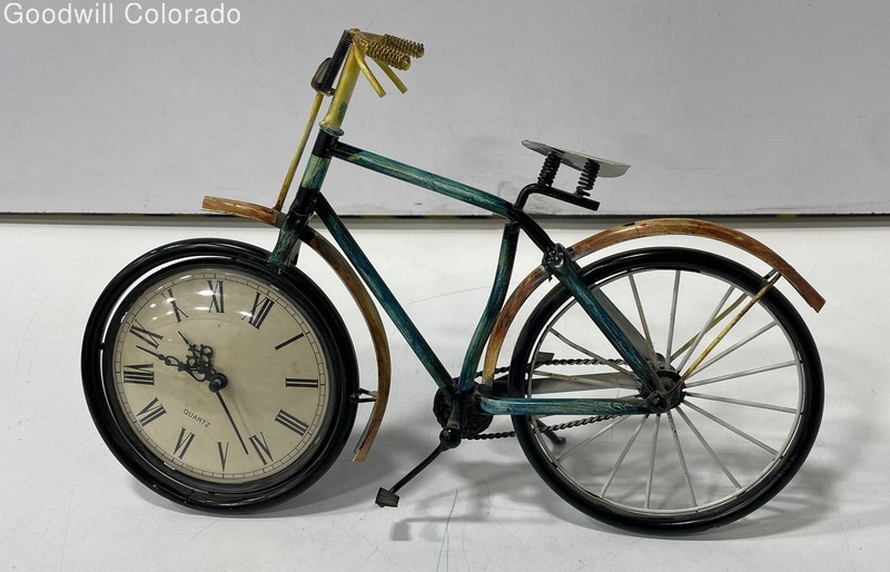Metal Bike Clock