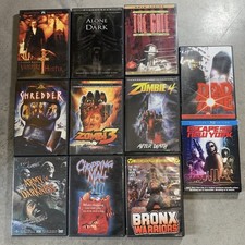 Horror Cult Movie DVD Lot Zombie 3 4 Chopping Mall Army of Darkness 11 Films