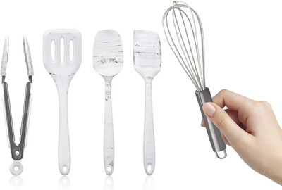 Silicone Cooking Utensils, Kitchen Utensil Set, Easy to Clean Silicone Kitchen U