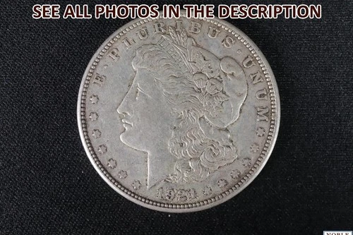 NobleSpirit Desirable 1921 D Morgan Silver Dollar Choice BU