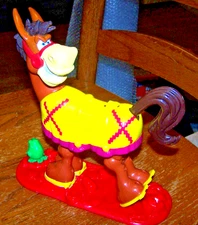 Buckaroo Game by Milton Bradley 2004 - Parts Only Horse or Mule on stand as show