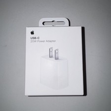 Genuine Apple 20W USB-C Power Adapter Fast Charger - Brand New iPhone iPad