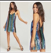NWT Show me your MuMu Sequin Vivian slip tank mini cocktail dress