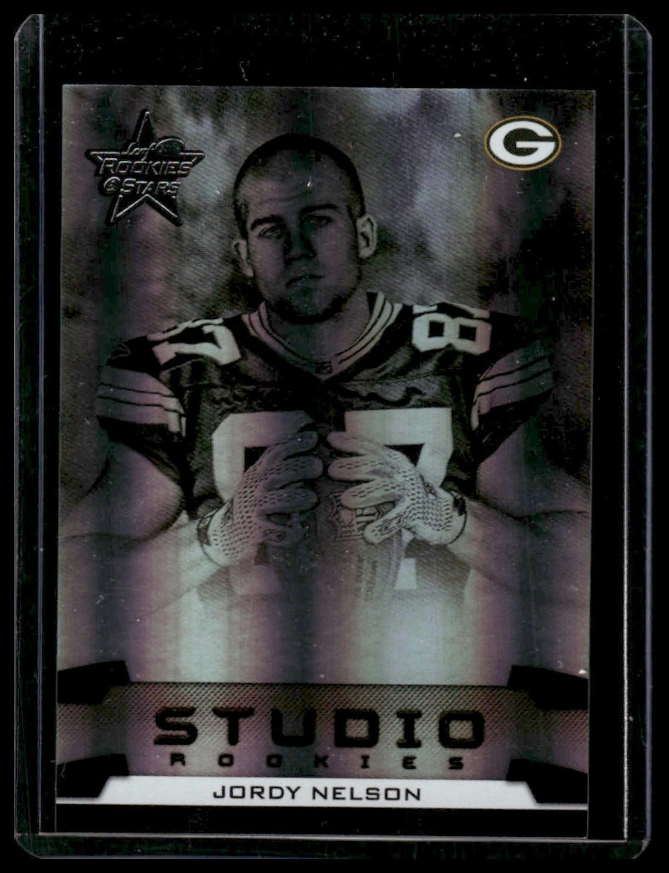 Jordy Nelson Leaf R & S Studio Rookies #SR11 Black