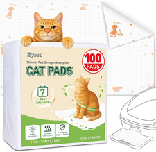 Litter Pads Compatible with Breeze Litter Box System, 100Ct Super Absorbent Pee