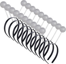 10Pcs Alien Headband Martian Antennas Headband Space Costume Accessories Glitter