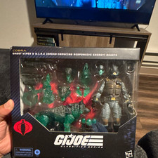 Hasbro G.I. Joe Classified Cobra Ghost Viper & D.I.R.E. Beasts Set Wolf Snake