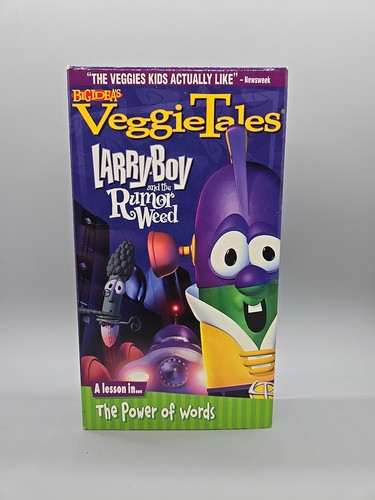 Veggie Tales Larry Boy And The Rumor Weed VHS VCR Video Tape Movie Used - Picture 1 of 5