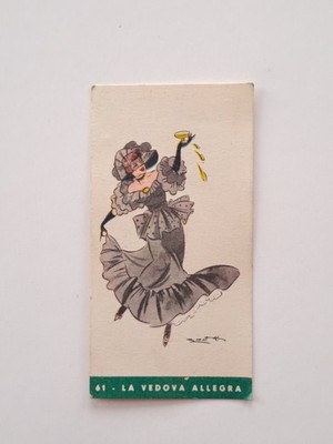 figu i 4 musketeers 2 years later N°61 La Vedova Allegra Buitoni Perugina 1938