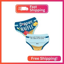 Big Dot of Happiness Let s Go Fishing - Diaper Shaped Raffle Ticket Inserts - Fi