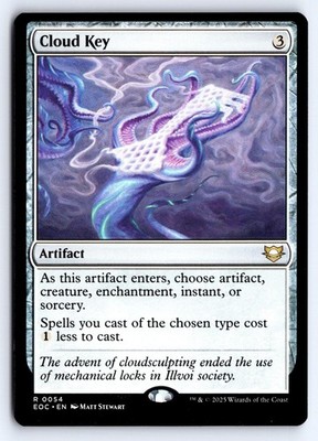 Cloud Key 54 Rare Commander: Edge of Eternities Magic: The Gathering NM